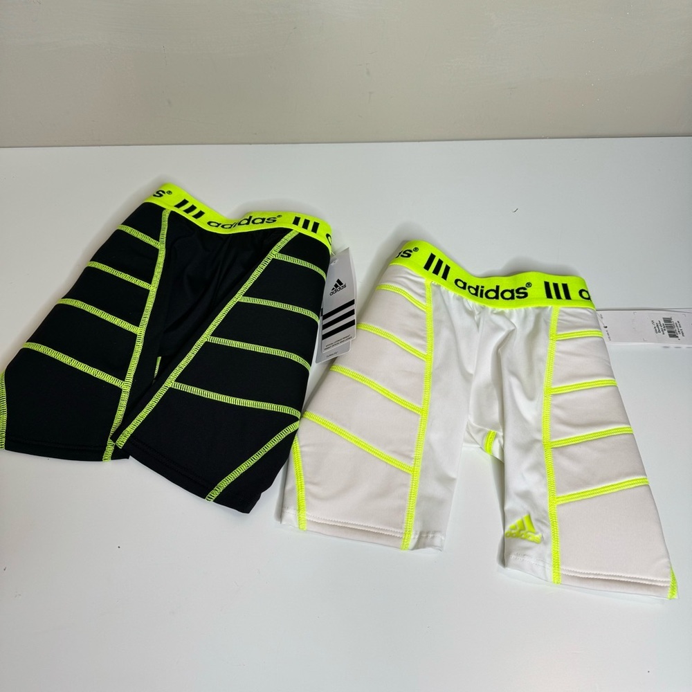 adidas Girls' Destiny Softball Sliding Shorts both - Picture 3 of 12